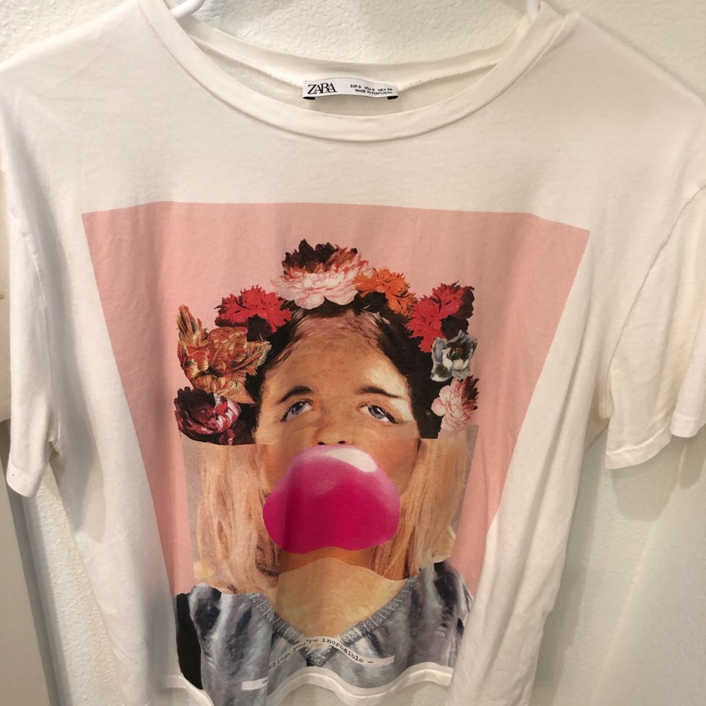 Zara graphic tee